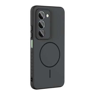 Xiaomi Redmi 15 Kılıf M-safe Şarj Özellikli Zore Tea Kapak - 9