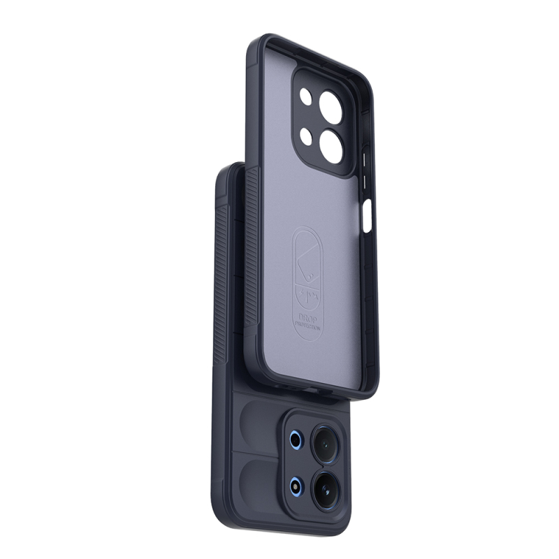 Xiaomi Redmi 15C 4G Case Flexible TPU Hollow Back Surface Design Zore Ethnic Silicone Cover - 11