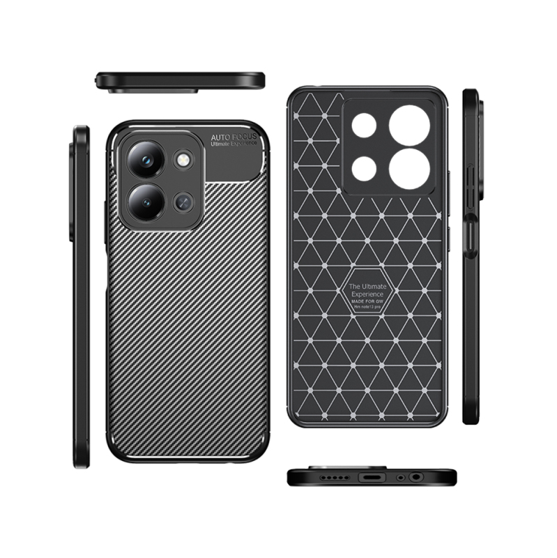 Xiaomi Redmi 15C 4G Case Zore Negro Silicone Cover - 10