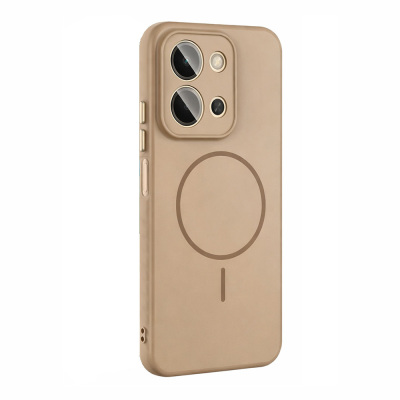 Xiaomi Redmi 15C Case M-safe Charging Feature Zore Tea Cover - 9