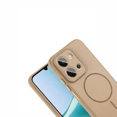 Xiaomi Redmi 15C Case M-safe Charging Feature Zore Tea Cover - 13