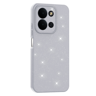 Xiaomi Redmi 15C Case with Camera Protection, Glittery Luxury Zore Cotton Cover - 11