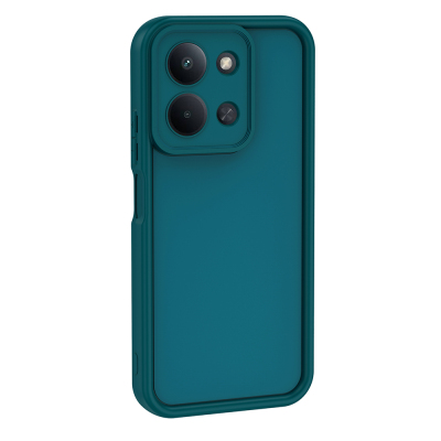 Xiaomi Redmi 15C Case with Camera Protection Zore Ananas Design Cover - 9