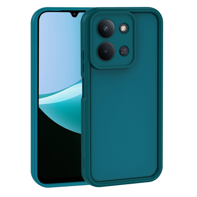 Xiaomi Redmi 15C Case with Camera Protection Zore Ananas Design Cover - 1