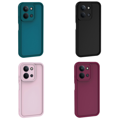 Xiaomi Redmi 15C Case with Camera Protection Zore Ananas Design Cover - 14