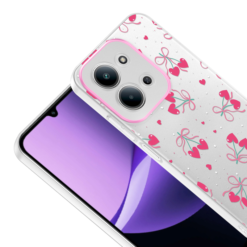 Xiaomi Redmi 15C Case with Camera Protector, Patterned Zore Clip Cover - 9