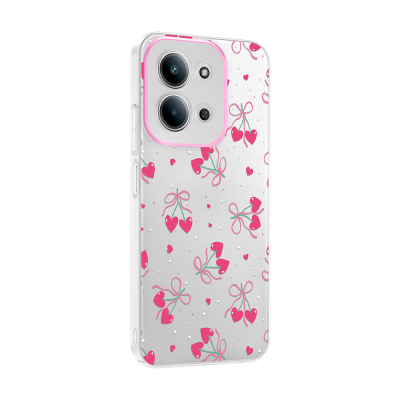 Xiaomi Redmi 15C Case with Camera Protector, Patterned Zore Clip Cover - 5