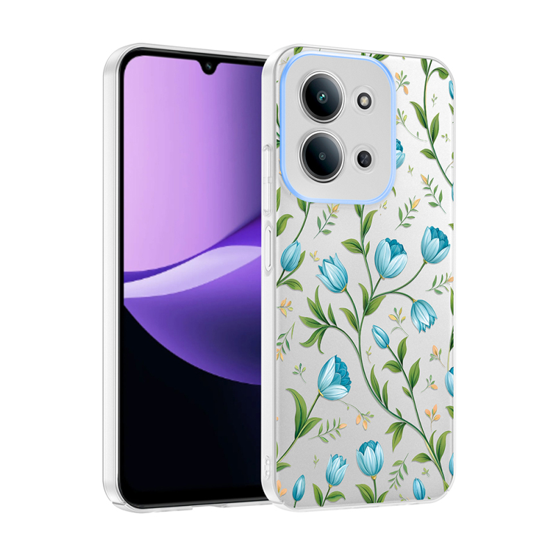 Xiaomi Redmi 15C Case with Camera Protector, Patterned Zore Clip Cover - 2