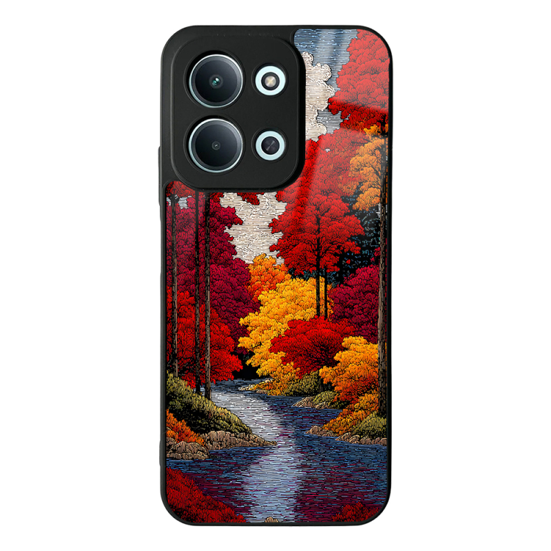 Xiaomi Redmi 15C Case with Camera Protector, Patterned Zore Lusi Cover - 3