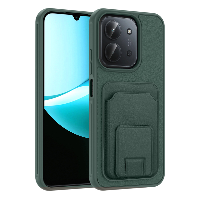 Xiaomi Redmi 15C Case with Card Holder TPU Zore Bikart Cover - 1