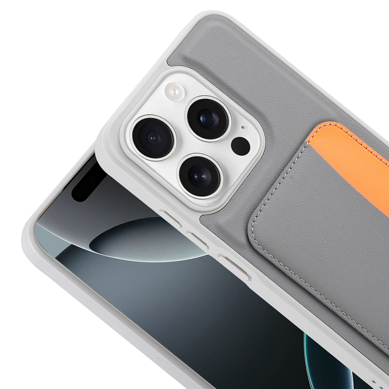 Xiaomi Redmi 15C Case with Card Holder Zore X-Card Silicone Cover - 12