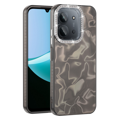 Xiaomi Redmi 15C Kılıf Airbagli Parlak Taş Detay Tasarımlı Zore Esila Kapak - 5