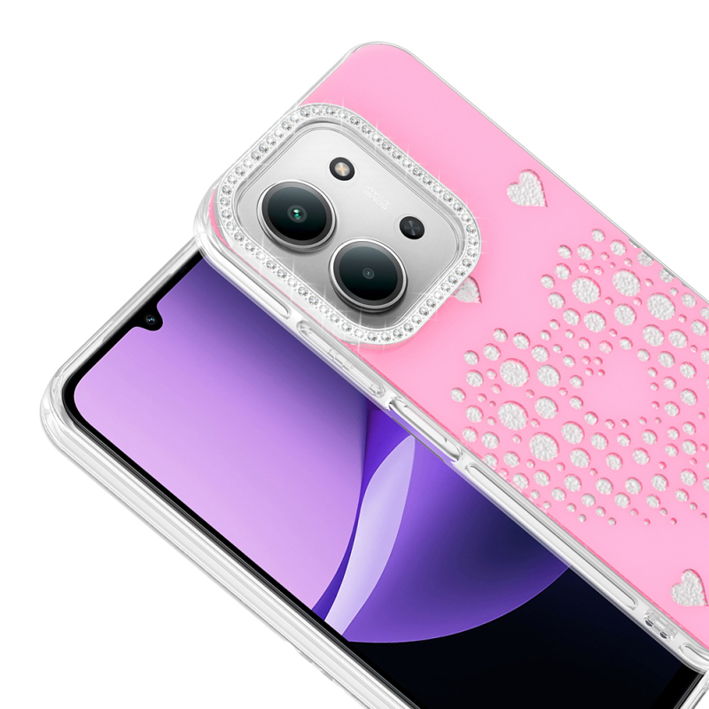 Xiaomi Redmi 15C Kılıf Damla Taşlı Zore Rivas Sert PC Kapak - 4