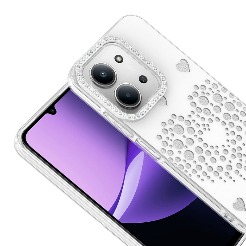 Xiaomi Redmi 15C Kılıf Damla Taşlı Zore Rivas Sert PC Kapak - 8