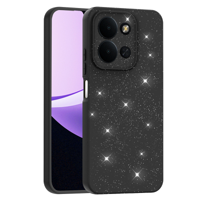 Xiaomi Redmi 15C Kılıf Kamera Korumalı Simli Lüks Zore Koton Kapak - 4