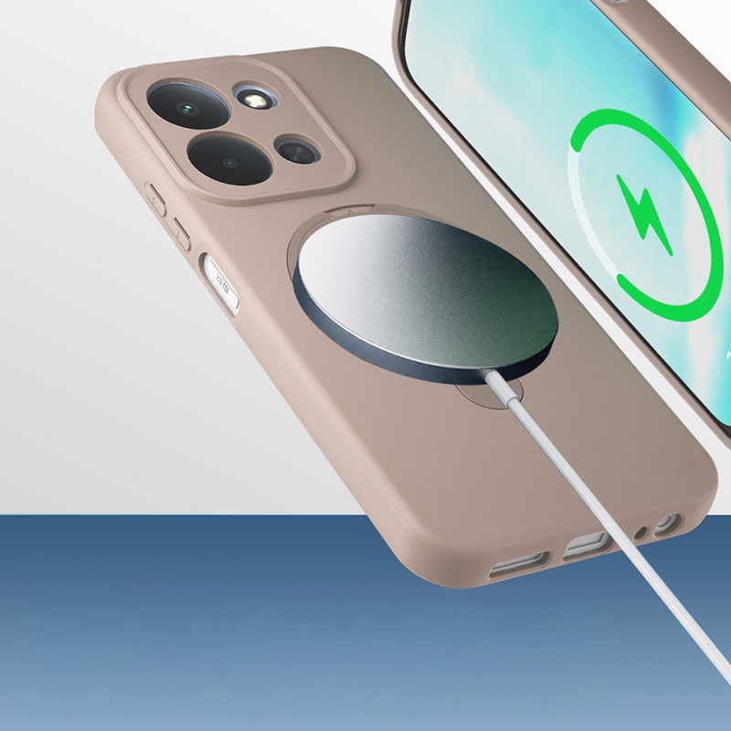 Xiaomi Redmi 15C Kılıf M-safe Şarj Özellikli Standlı Zore Samara Kapak - 7