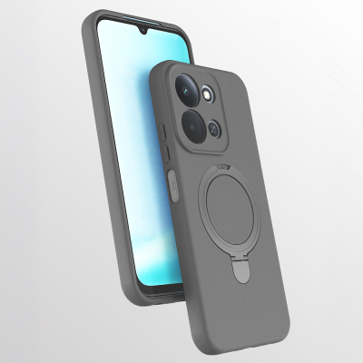 Xiaomi Redmi 15C Kılıf M-safe Şarj Özellikli Standlı Zore Samara Kapak - 4