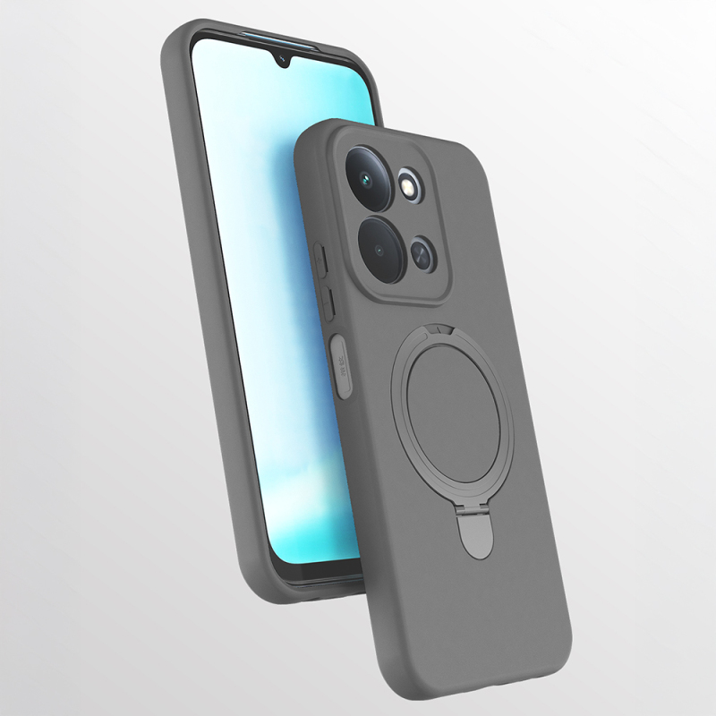 Xiaomi Redmi 15C Kılıf M-safe Şarj Özellikli Standlı Zore Samara Kapak - 4