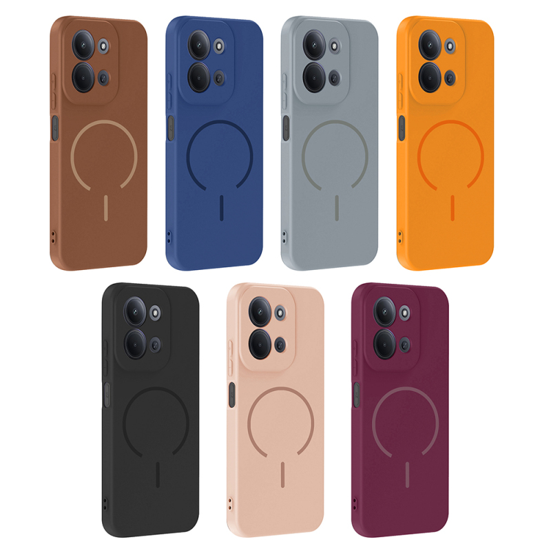 Xiaomi Redmi 15C Kılıf M-safe Şarj Özellikli Zore Meta Kapak - 23