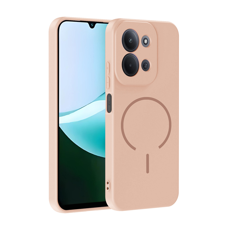 Xiaomi Redmi 15C Kılıf M-safe Şarj Özellikli Zore Meta Kapak - 8