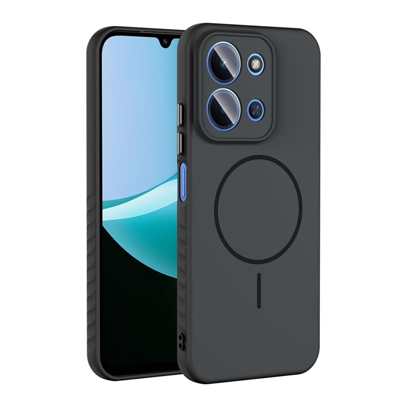 Xiaomi Redmi 15C Kılıf M-safe Şarj Özellikli Zore Tea Kapak - 3