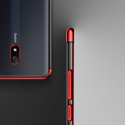 Xiaomi Redmi 8A Case Zore Dört Köşeli Lazer Silicon Cover - 3