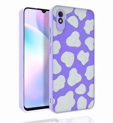 Xiaomi Redmi 9A Case Patterned Camera Protected Glossy Zore Nora Cover - 8