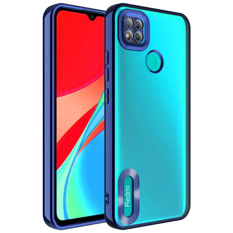 Xiaomi Redmi 9C Case Camera Protected Zore Omega Cover with Showing Logo - 10
