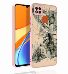 Xiaomi Redmi 9C Case Patterned Camera Protection Glossy Zore Nora Cover - 6