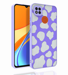 Xiaomi Redmi 9C Case Patterned Camera Protection Glossy Zore Nora Cover - 8
