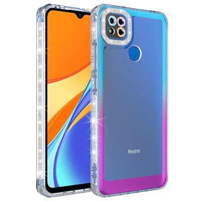 Xiaomi Redmi 9C Case Silvery and Color Transition Design Lens Protected Zore Park Cover - 4