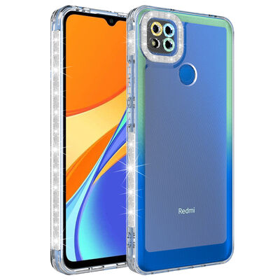 Xiaomi Redmi 9C Case Silvery and Color Transition Design Lens Protected Zore Park Cover - 7