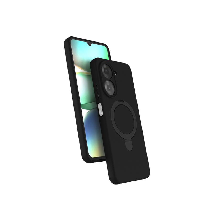 Xiaomi Redmi A7 Pro Kılıf M-safe Şarj Özellikli Standlı Zore Samara Kapak - 3