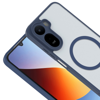 Xiaomi Redmi A7 Pro Kılıf M-safe Şarj Özellikli Zore Babet Kapak - 9