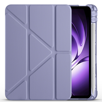 Xiaomi Redmi K Pad Case Zore Tri Folding Stand Case with Pen Compartment - 13