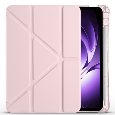 Xiaomi Redmi K Pad Case Zore Tri Folding Stand Case with Pen Compartment - 10