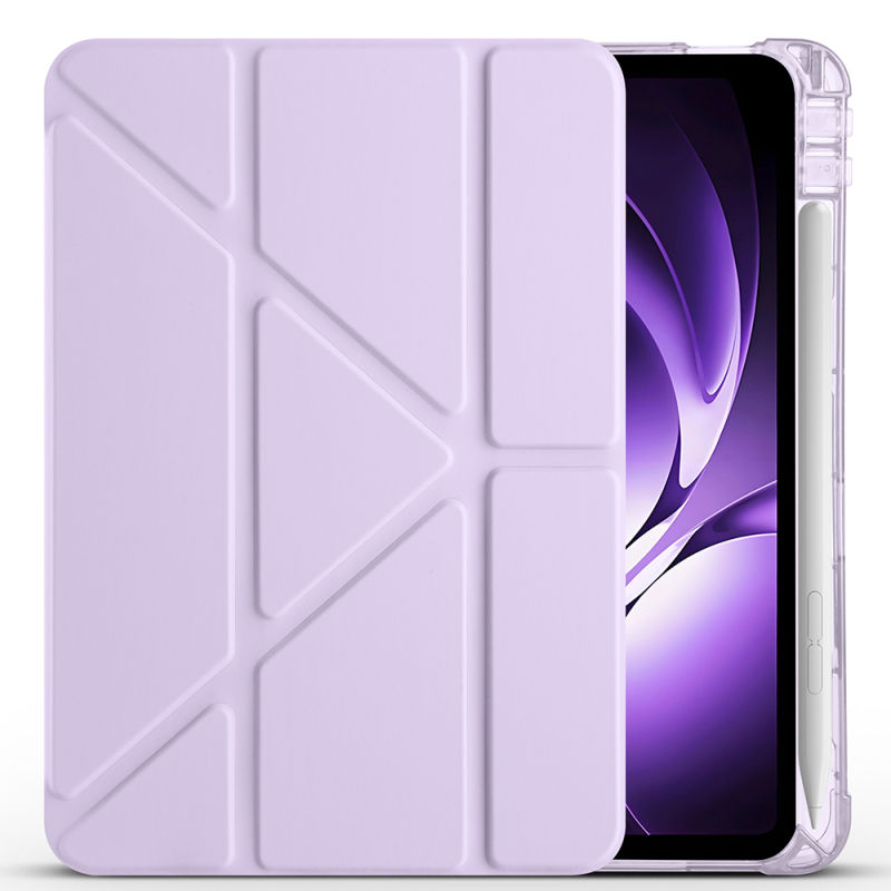 Xiaomi Redmi K Pad Case Zore Tri Folding Stand Case with Pen Compartment - 11