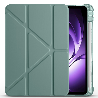 Xiaomi Redmi K Pad Case Zore Tri Folding Stand Case with Pen Compartment - 12