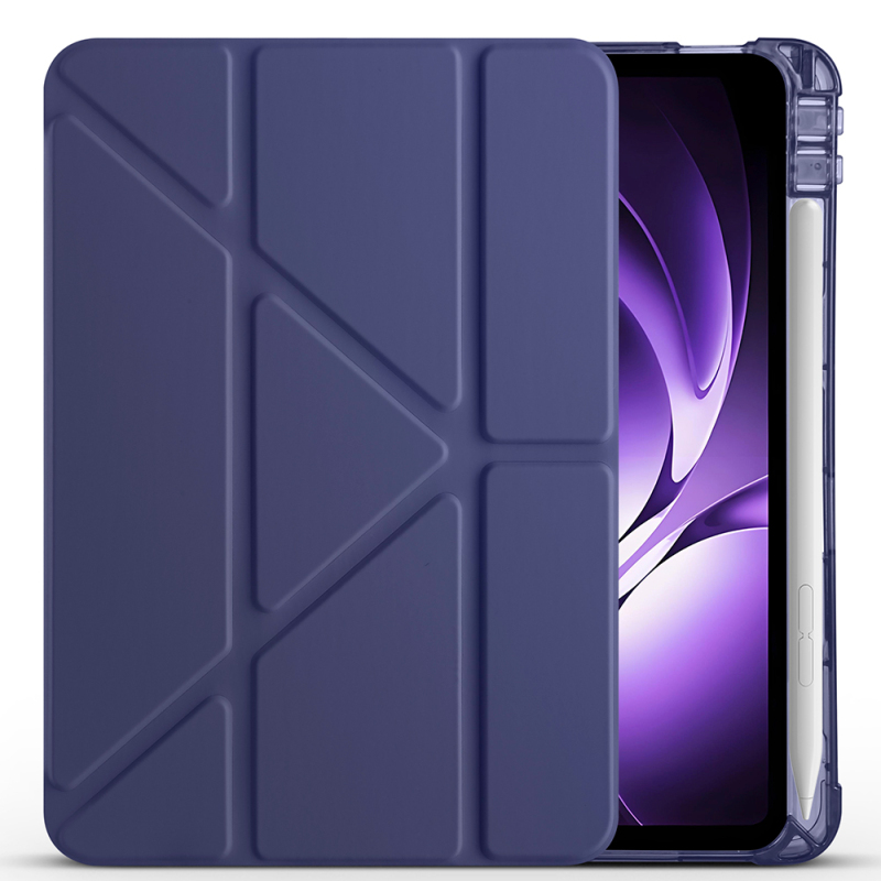 Xiaomi Redmi K Pad Case Zore Tri Folding Stand Case with Pen Compartment - 9