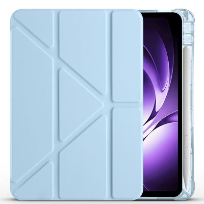 Xiaomi Redmi K Pad Kılıf Zore Tri Folding Kalem Bölmeli Standlı Kılıf - 14