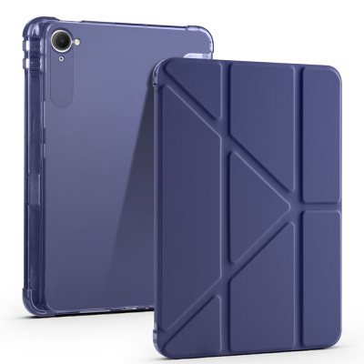 Xiaomi Redmi K Pad Kılıf Zore Tri Folding Kalem Bölmeli Standlı Kılıf - 6