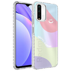 Xiaomi Redmi Note 10 Case Airbag Edge Colorful Patterned Silicone Zore Elegans Cover - 10