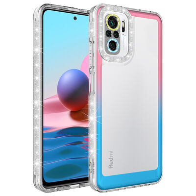 Xiaomi Redmi Note 10 Case Silvery and Color Transition Design Lens Protected Zore Park Cover - 4
