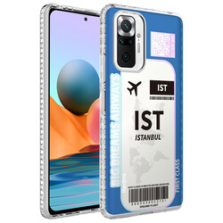 Xiaomi Redmi Note 10 Pro Case Airbag Edge Colorful Patterned Silicone Zore Elegans Cover - 3