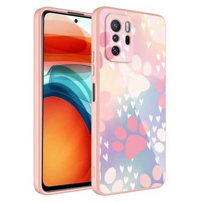 Xiaomi Redmi Note 10 Pro Case Camera Protected Patterned Hard Silicone Zore Epoxy Cover - 7