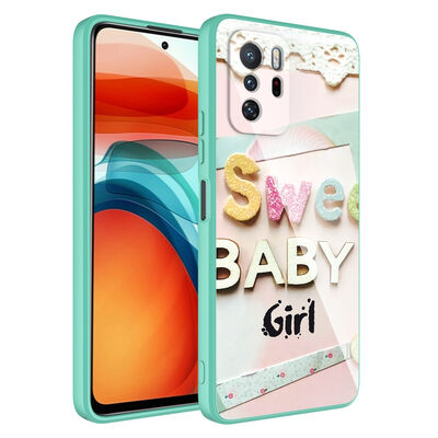 Xiaomi Redmi Note 10 Pro Case Camera Protected Patterned Hard Silicone Zore Epoxy Cover - 4