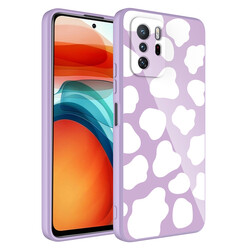 Xiaomi Redmi Note 10 Pro Case Camera Protected Patterned Hard Silicone Zore Epoxy Cover - 8