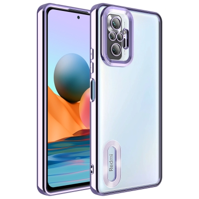 Xiaomi Redmi Note 10 Pro Case Camera Protected Zore Omega Cover with Showing Logo - 9