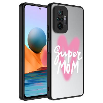 Xiaomi Redmi Note 10 Pro Case Mirror Patterned Camera Protection Glossy Zore Mirror Cover - 6