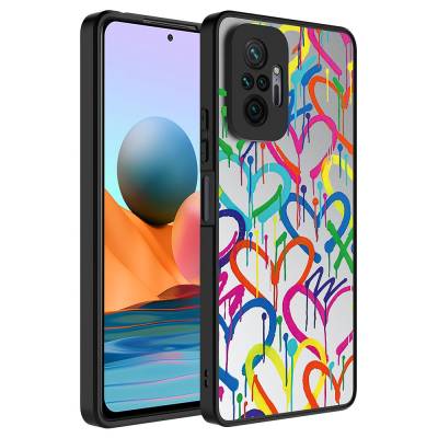 Xiaomi Redmi Note 10 Pro Case Mirror Patterned Camera Protection Glossy Zore Mirror Cover - 8